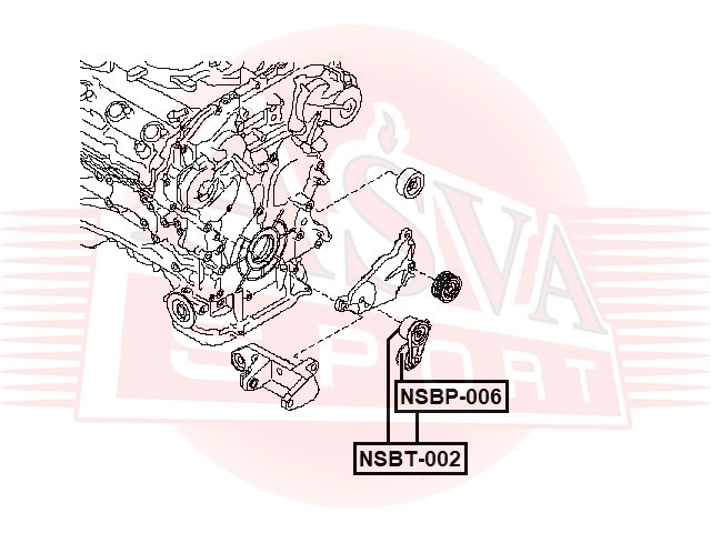 НАТЯЖИТЕЛЬ РЕМНЯ NSBT-002
