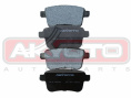 КОЛОДКИ ТОРМОЗНЫЕ ДИСКОВЫЕ ЗАДНИЕ AKD-9810