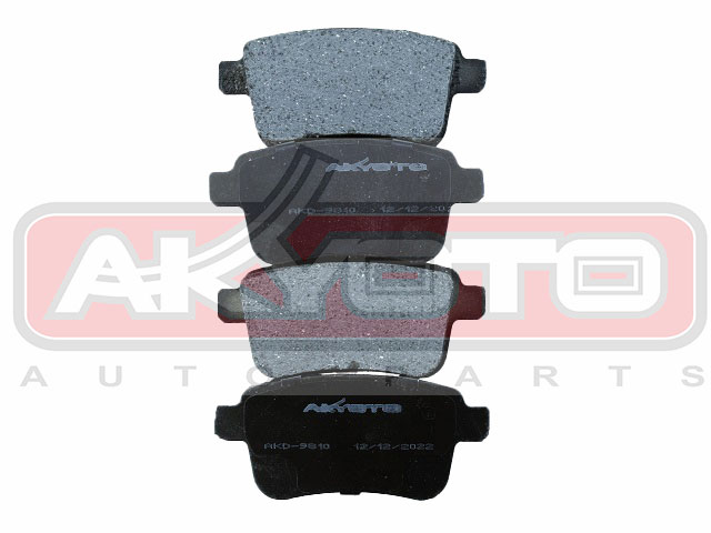 КОЛОДКИ ТОРМОЗНЫЕ ДИСКОВЫЕ ЗАДНИЕ AKD-9810
