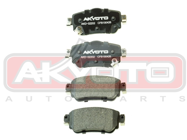КОЛОДКИ ТОРМОЗНЫЕ ДИСКОВЫЕ ПЕРЕДНИЕ AKD-02202