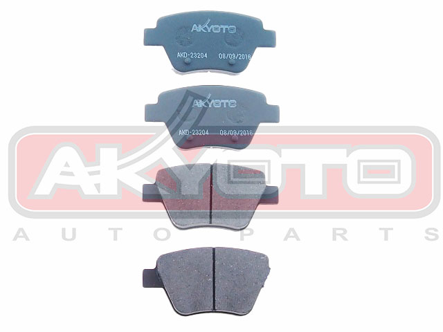 КОЛОДКИ ТОРМОЗНЫЕ ДИСКОВЫЕ ЗАДНИЕ AKD-23204