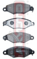КОЛОДКИ ТОРМОЗНЫЕ ДИСКОВЫЕ ПЕРЕДНИЕ AKD-0178