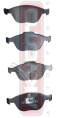 КОЛОДКИ ТОРМОЗНЫЕ ДИСКОВЫЕ ПЕРЕДНИЕ AKD-0337