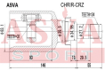 ШРУС ВНУТРЕННИЙ ПРАВЫЙ 31x35x34 CHRIR-CRZ
