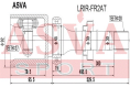 ШРУС ВНУТРЕННИЙ ПРАВЫЙ 27x50,5x28 LRIR-FR2AT