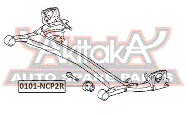 САЙЛЕНТБЛОК ЗАДНЕЙ БАЛКИ 0101-NCP2R