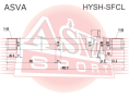 ПОЛУОСЬ ПРАВАЯ 28X423X28 HYSH-SFCL