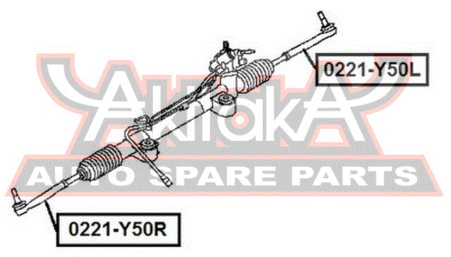 НАКОНЕЧНИК РУЛЕВОЙ ПРАВЫЙ 0221-Y50R