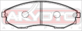 КОЛОДКИ ТОРМОЗНЫЕ ДИСКОВЫЕ ПЕРЕДНИЕ AKD-0083