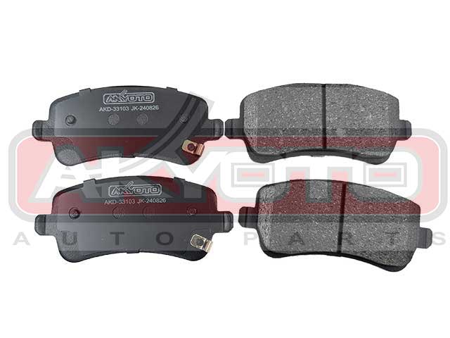 КОЛОДКИ ТОРМОЗНЫЕ ДИСКОВЫЕ ЗАДНИЕ AKD-33103