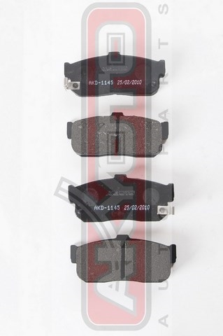 КОЛОДКИ ТОРМОЗНЫЕ ДИСКОВЫЕ ЗАДНИЕ AKD-1145