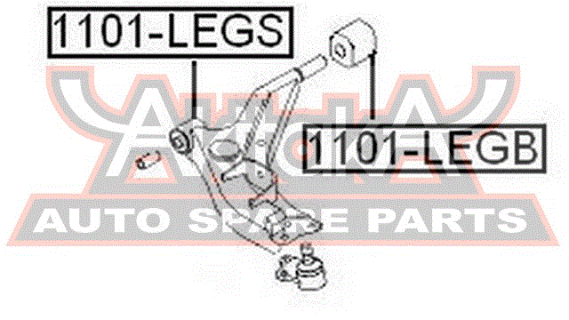 САЙЛЕНТБЛОК ПЕРЕДНЕГО РЫЧАГА ПЕРЕДНИЙ 1101-LEGS