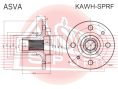 СТУПИЦА ПЕРЕДНЯЯ KAWH-SPRF