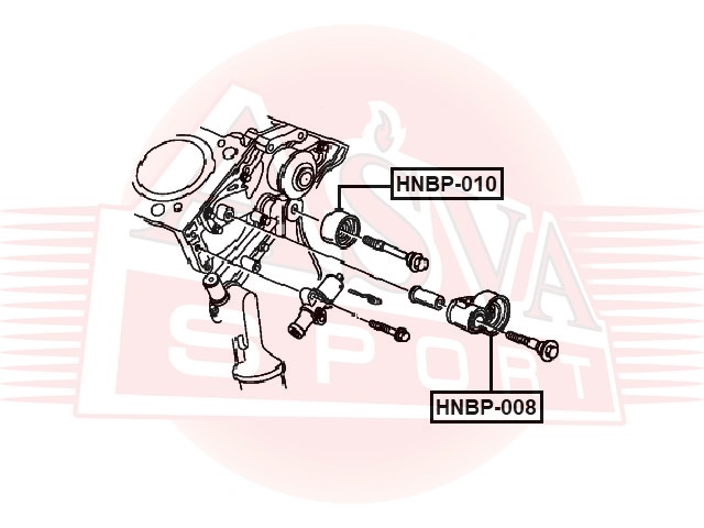РОЛИК НАТЯЖНОЙ HNBP-010