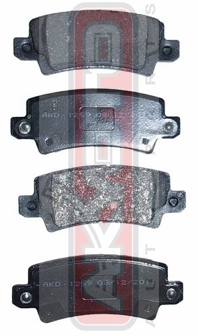 КОЛОДКИ ТОРМОЗНЫЕ ДИСКОВЫЕ ЗАДНИЕ AKD-1259