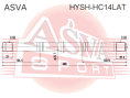 ПОЛУОСЬ ЛЕВАЯ HYSH-HC14LAT