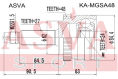 ШРУС НАРУЖНЫЙ 24x62x27 KA-MGSA48
