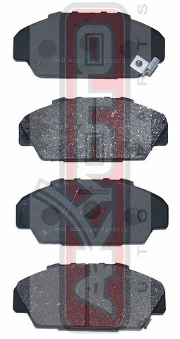 КОЛОДКИ ТОРМОЗНЫЕ ДИСКОВЫЕ ПЕРЕДНИЕ AKD-8223