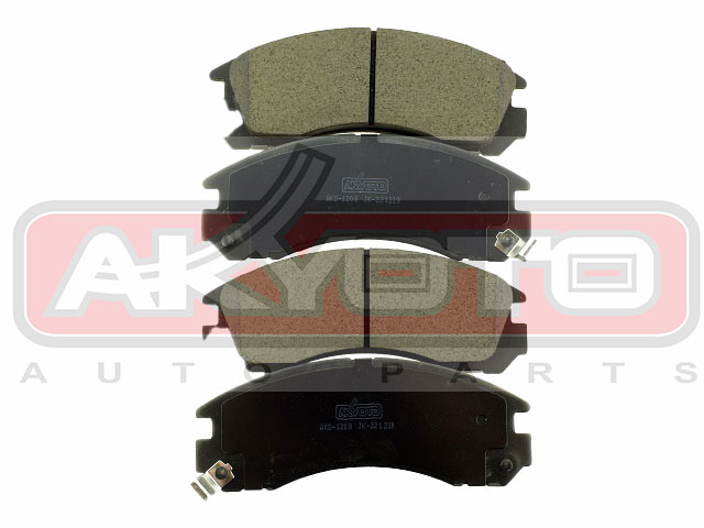 КОЛОДКИ ТОРМОЗНЫЕ ДИСКОВЫЕ ПЕРЕДНИЕ AKD-1208