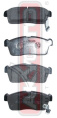 КОЛОДКИ ТОРМОЗНЫЕ ДИСКОВЫЕ ПЕРЕДНИЕ AKD-9443