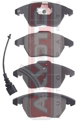 КОЛОДКИ ТОРМОЗНЫЕ ДИСКОВЫЕ ПЕРЕДНИЕ AKD-23105
