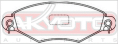 КОЛОДКИ ТОРМОЗНЫЕ ДИСКОВЫЕ ПЕРЕДНИЕ AKD-0178