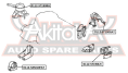 ПОДУШКА ДВИГАТЕЛЯ AT 0112-ST190RAT