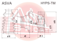 ШРУС КАРДАННОГО ВАЛА 30X74 HYPS-TM