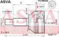 ШРУС НАРУЖНЫЙ 25x57x27 FD-356A44