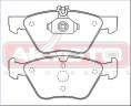 КОЛОДКИ ТОРМОЗНЫЕ ДИСКОВЫЕ ПЕРЕДНИЕ AKD-1013