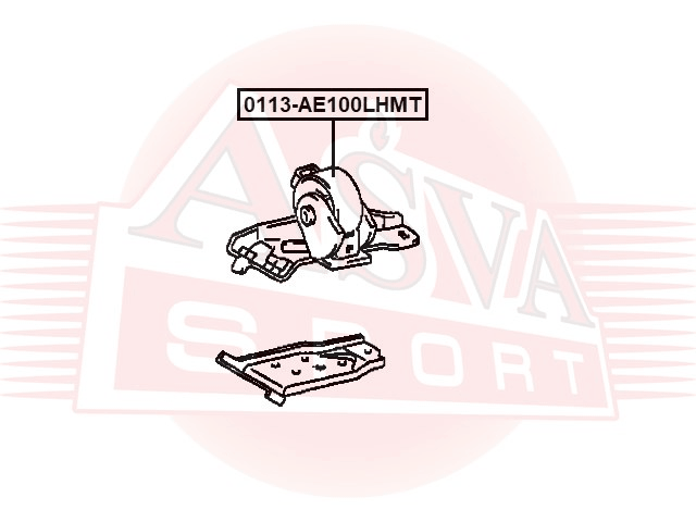 САЙЛЕНТБЛОК ПОДУШКИ ДВИГАТЕЛЯ 0113-AE100LHMT
