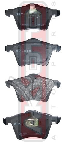 КОЛОДКИ ТОРМОЗНЫЕ ДИСКОВЫЕ ПЕРЕДНИЕ AKD-1250