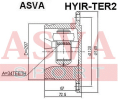 ШРУС ВНУТРЕННИЙ ПРАВЫЙ 34x140 HYIR-TER2