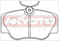 КОЛОДКИ ТОРМОЗНЫЕ ДИСКОВЫЕ ПЕРЕДНИЕ AKD-1222