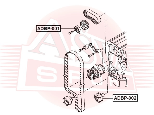 РОЛИК НАТЯЖНОЙ ADBP-002