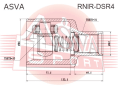 ШРУС ВНУТРЕННИЙ ПРАВЫЙ 33X35.7X31 RNIR-DSR4