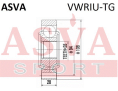ШРУС ВНУТРЕННИЙ ЗАДНИЙ 28x108 VWRIU-TG
