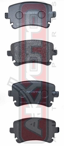 КОЛОДКИ ТОРМОЗНЫЕ ДИСКОВЫЕ ЗАДНИЕ C ДАТЧИКОМ AKD-0330