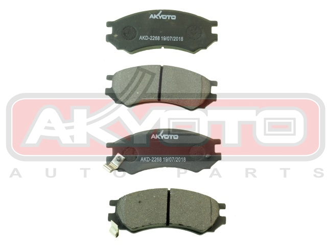 КОЛОДКИ ТОРМОЗНЫЕ ДИСКОВЫЕ ПЕРЕДНИЕ AKD-2268