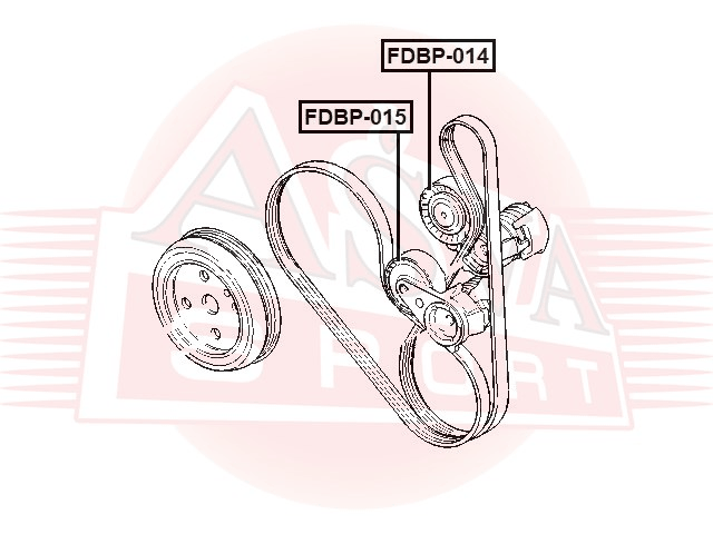 РОЛИК НАТЯЖНОЙ FDBP-014
