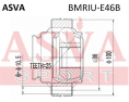 ШРУС ВНУТРЕННИЙ ЗАДНИЙ 25x100 BMRIU-E46B