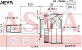 ШРУС НАРУЖНЫЙ 35x56x27 NS-70A44