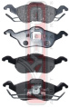 КОЛОДКИ ТОРМОЗНЫЕ ДИСКОВЫЕ ПЕРЕДНИЕ AKD-1244