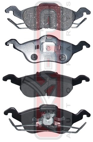 КОЛОДКИ ТОРМОЗНЫЕ ДИСКОВЫЕ ПЕРЕДНИЕ AKD-1244