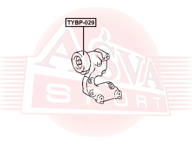 РОЛИК НАТЯЖНОЙ TYBP-029