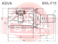 ШРУС ВНУТРЕННИЙ ЛЕВЫЙ 24X43.95X27 BXIL-F15