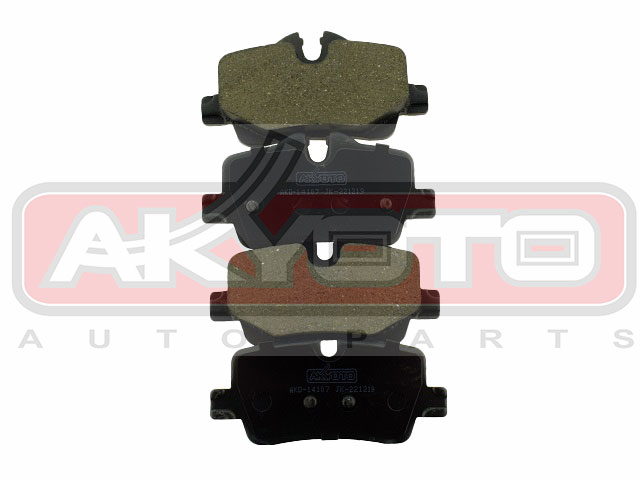 КОЛОДКИ ТОРМОЗНЫЕ ДИСКОВЫЕ ЗАДНИЕ AKD-14107