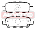 КОЛОДКИ ТОРМОЗНЫЕ ДИСКОВЫЕ ЗАДНИЕ AKD-2466