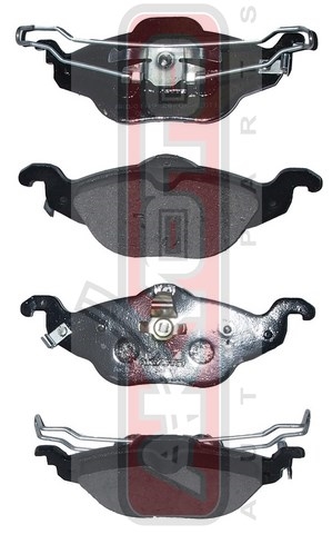 КОЛОДКИ ТОРМОЗНЫЕ ДИСКОВЫЕ ПЕРЕДНИЕ AKD-0189