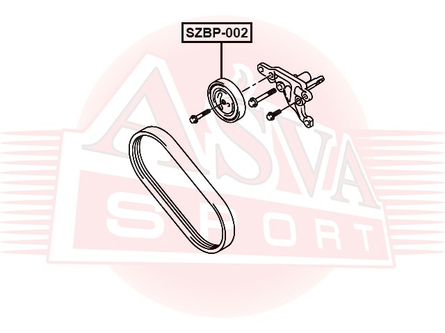 РОЛИК НАТЯЖНОЙ SZBP-002